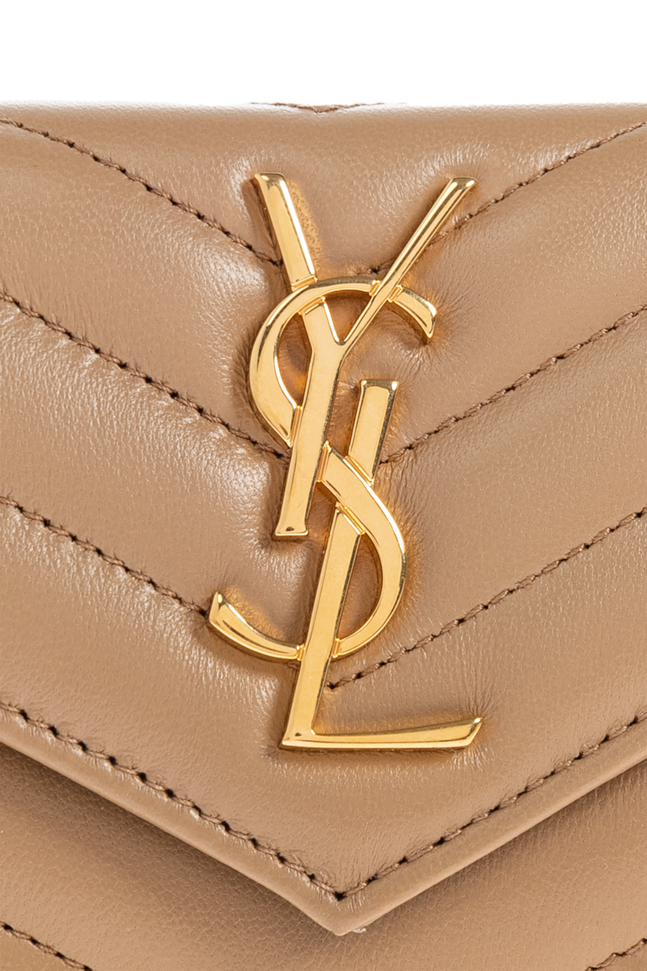 Saint Laurent Leather wallet with logo | Women's | Vitkac
